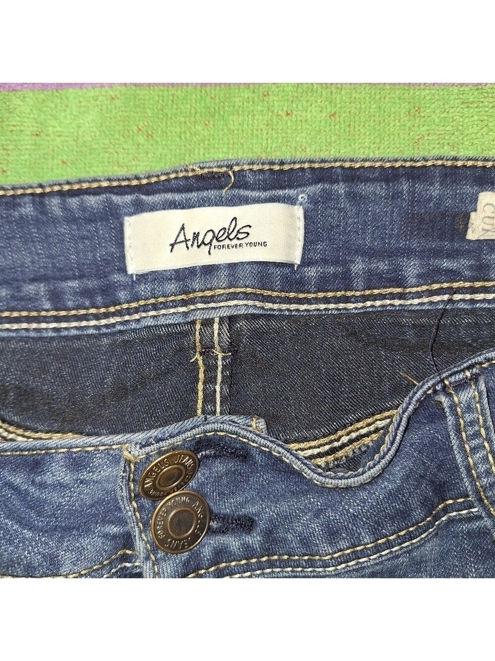 Angels Brand Blue Denim Curvy Skinny Jeans Size 20 - Picture 4 of 6